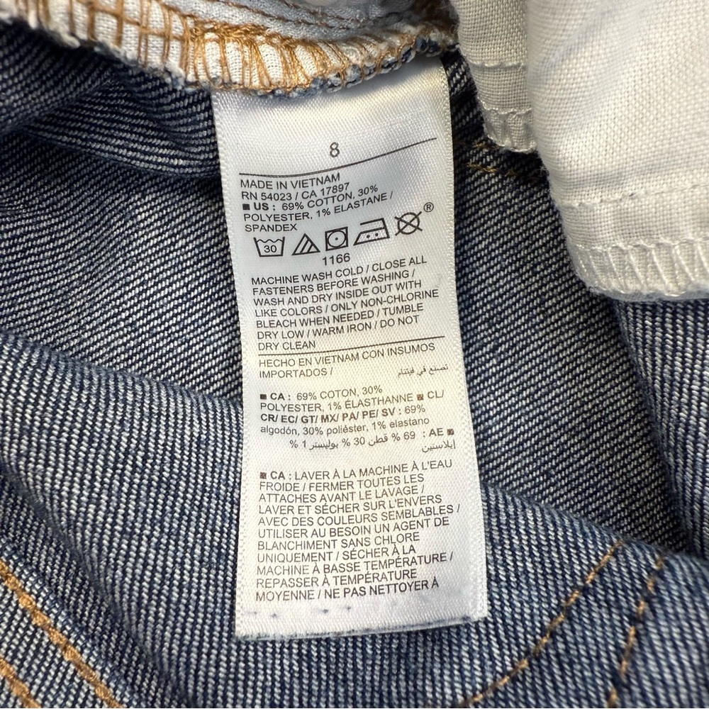 Old Navy Mid Rise Bootcut Jeans Blue Stretch Women’s 8 Regular - Picture 6 of 6